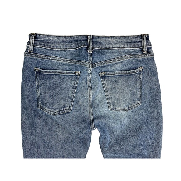 Warp & Weft LAX Jeans Womens 26 Slim Ankle Crop Skinny Distressed Ripped Abbot - Picture 11 of 15